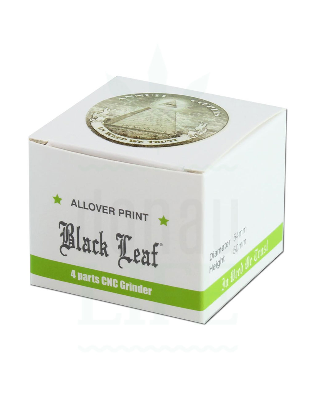 Grinder BLACK LEAF Aluminium Grinder ‘Dollar’ | Ø 54 mm