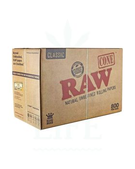 Beliebte Marken RAW Classic Cones Kingsize | 800 Stück