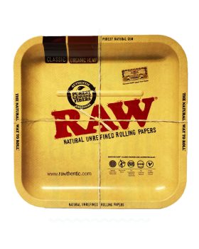 aus Metall RAW Rolling Tray ‚Classic‘ quadratisch | M
