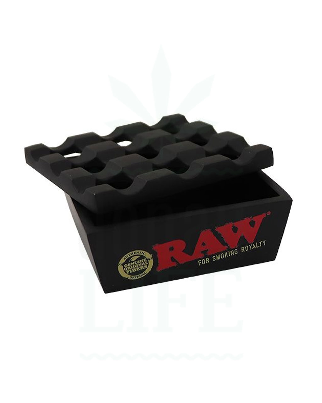 Headshop RAW Metall Aschenbecher ‘Regal’ | Schwarz