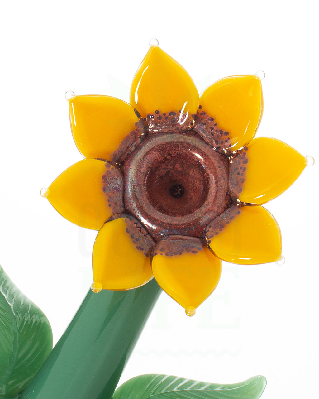 Purpfeifen EMPIRE GLASSWORKS Glaspfeife ‘Sonnenblume’ | 14 cm