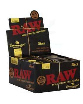 Suosittuja tuotemerkkejä RAW Black Classic KSS Paperit + vinkit | 32 arkkia | 32 arkkia