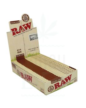 made from hemp RAW Organic Hemp 1 1/4 Papers | 50 sheets