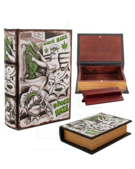 Storage STASH BOOK libro in legno a nascondino con ausilio per le costruzioni
