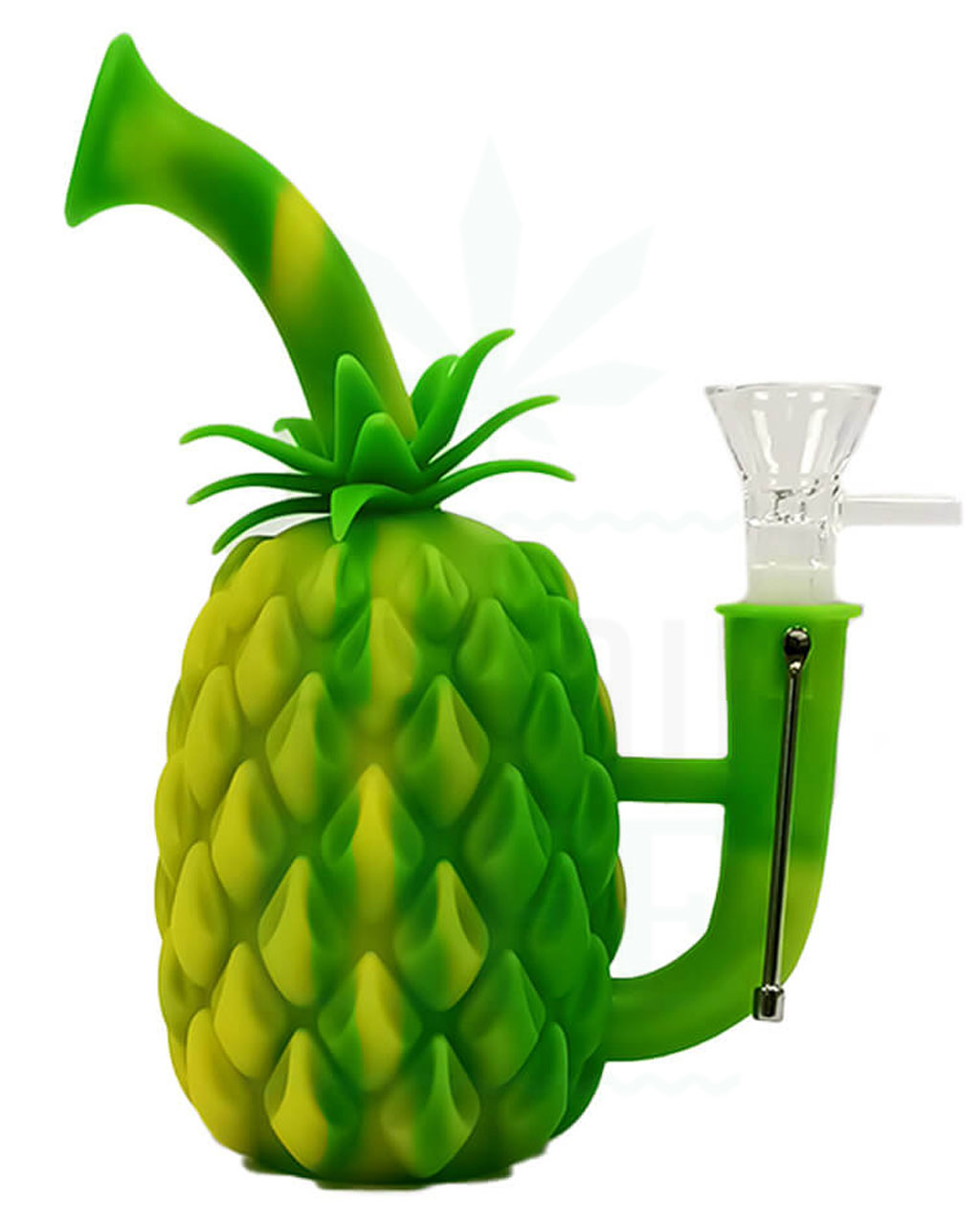 Headshop Minibong Ananas aus Silikon | 18 cm