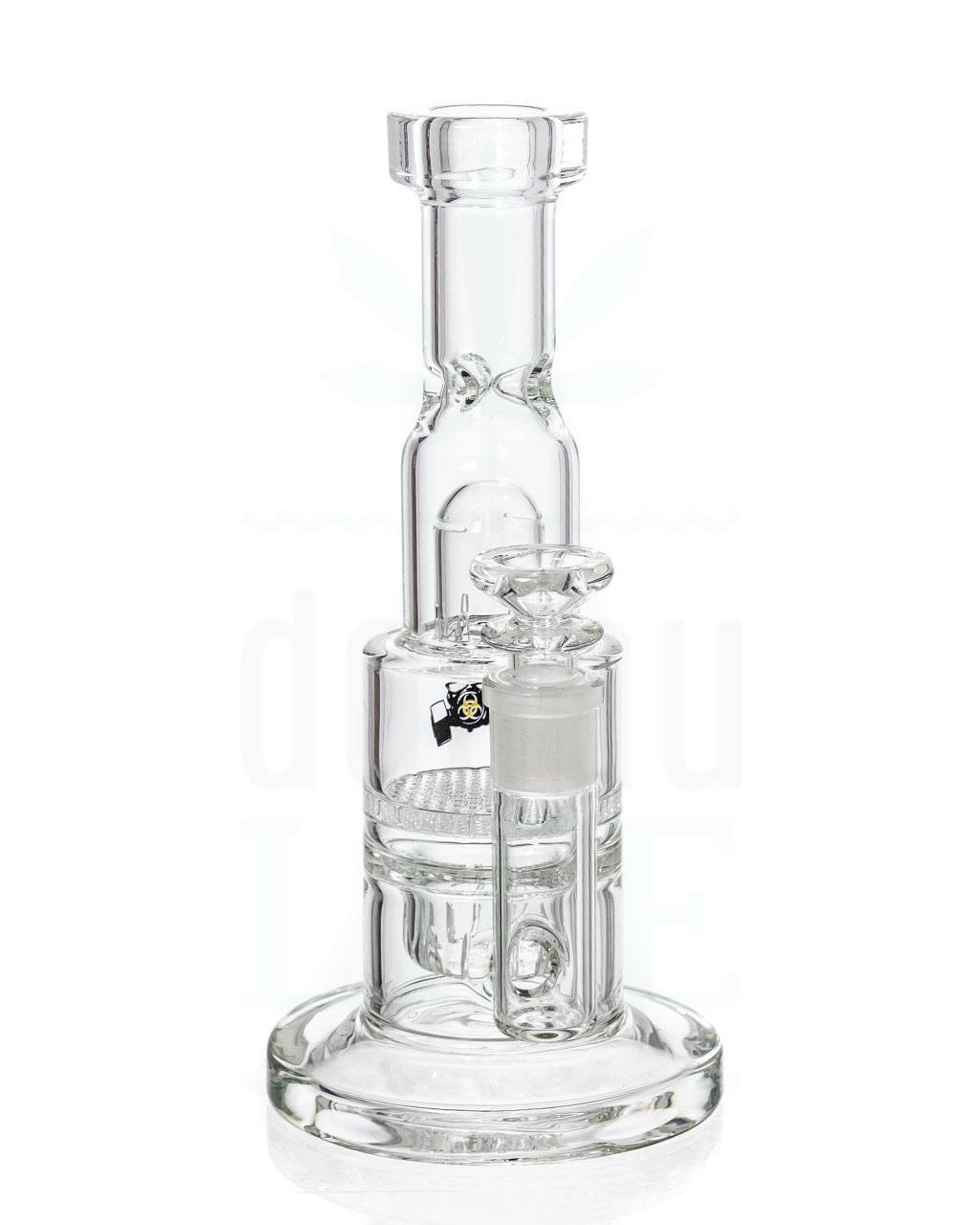 Bong Shop BIO GLASS Glasbong ‘Up Dome’ mit Honeycomb | 23 cm