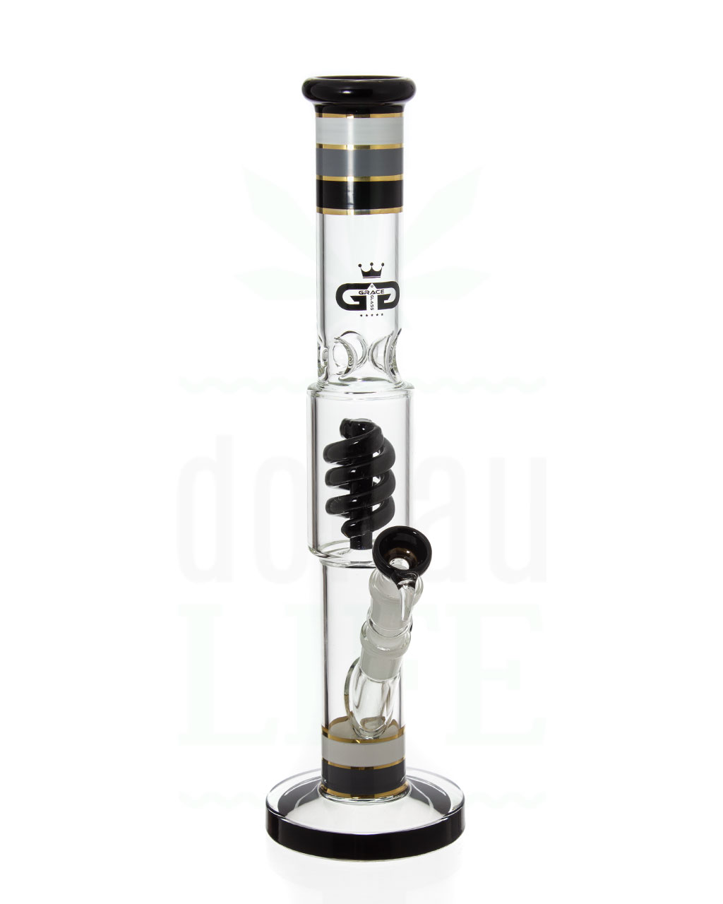 Bong Shop GRACE GLASS Percolatorbong Hammer Series ‘Funky Twist’ |  38 cm