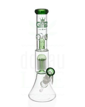 aus Glas GRACE GLASS Beakerbong OG Series ‘Green Shotgun’ |  35 cm