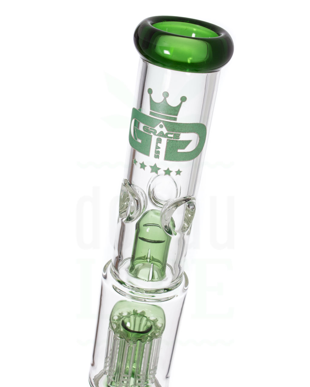 Bong Shop GRACE GLASS Beakerbong OG Series ‘Green Shotgun’ |  35 cm