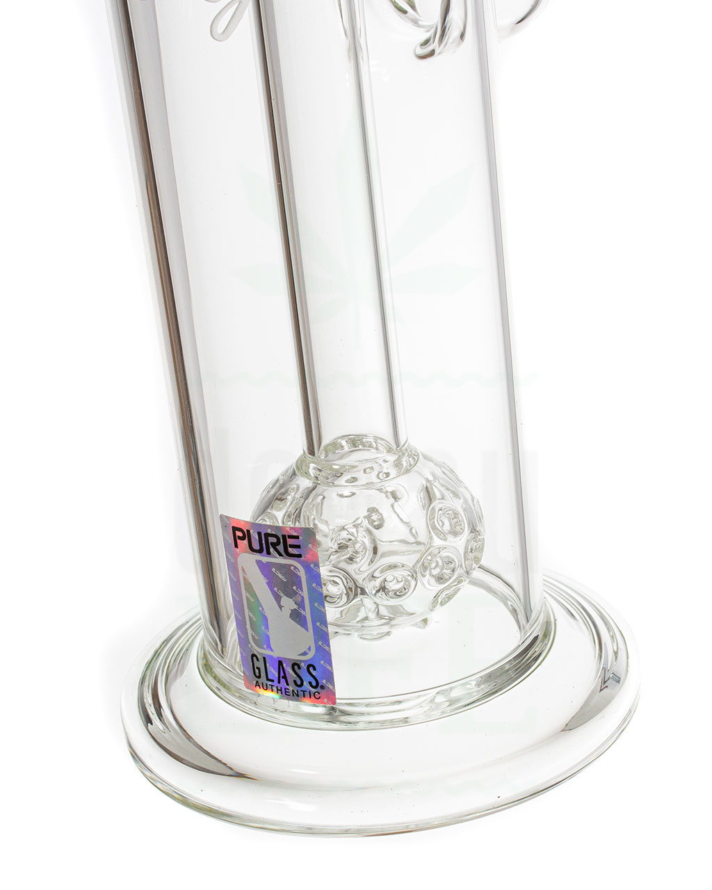 Bong Shop PURE GLASS Bubbler ‘Solaris’ mit Solaris Perc | 35 cm